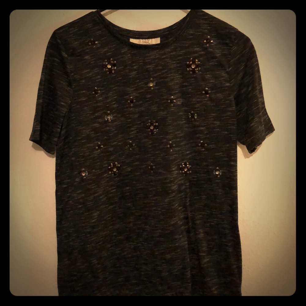 Loft jeweled t shirt